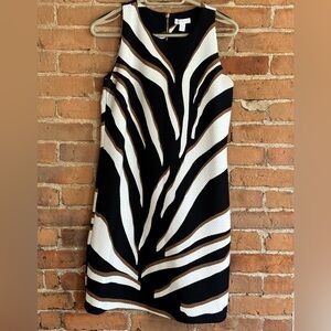Zebra Shift dress